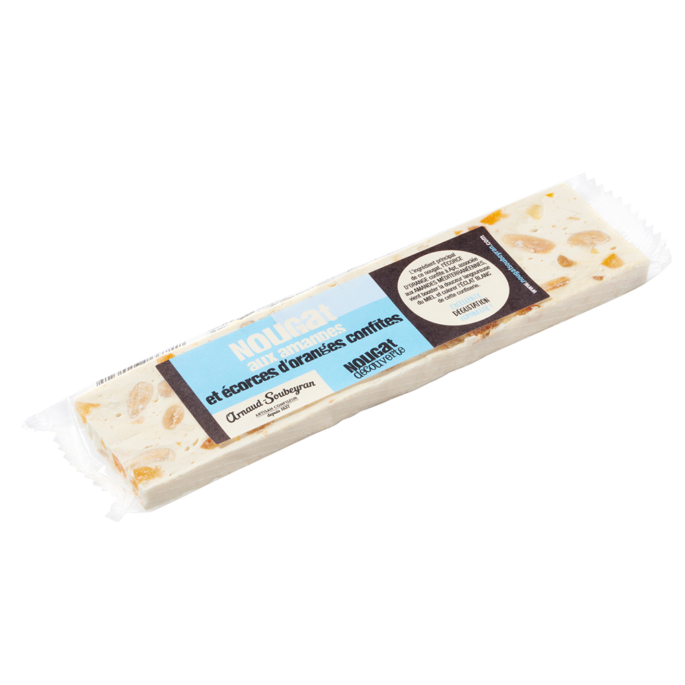 Nougat blanc à l'écorce d'orange confite